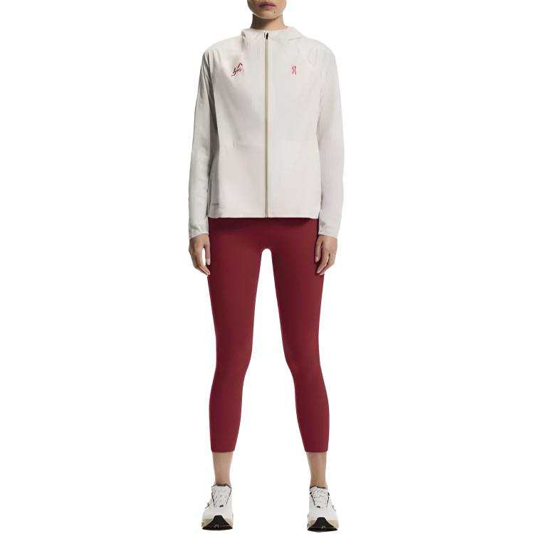 On Jackets Women's Ivory White/Lvory Hooded Non Detachable Moderate Other