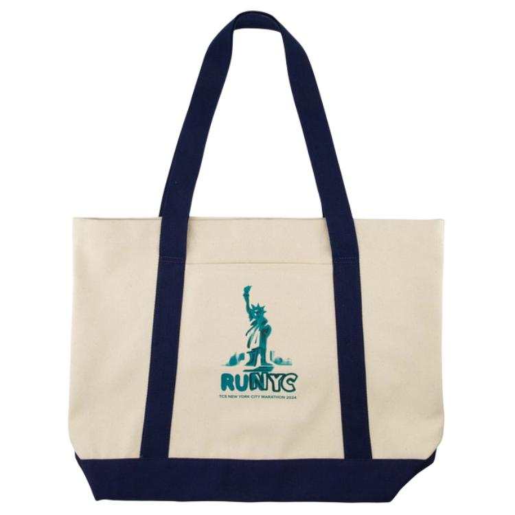 New Balance New Balance Canvas Tote Bag, Shoulder Bag, Handbag Unisex Ecru