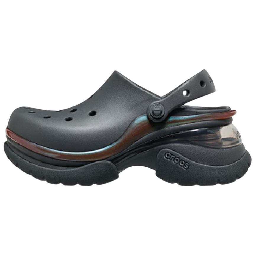 Crocs Crocs Super Bae Little Dolphin Clogs Women's Black Sand Gray