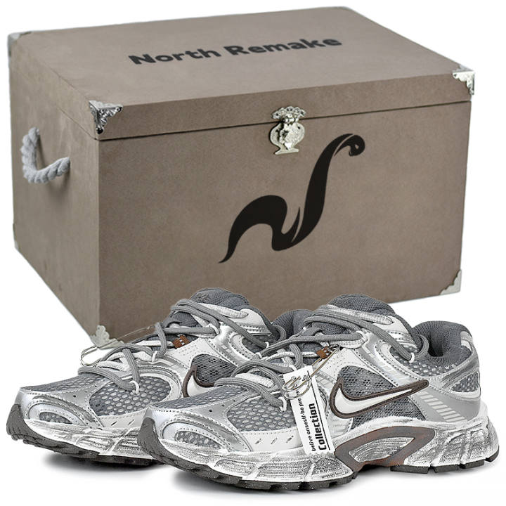 Nike Nike V5 RNR Abrasion Resistant Breathable Abrasion Resistant Breathable Low top Running Shoes Unisex Silver White Gray