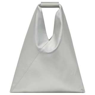 MM6 Maison Margiela Polyurethane Tote Bag, Shopping Bag, Handbag Small Women's Silver
