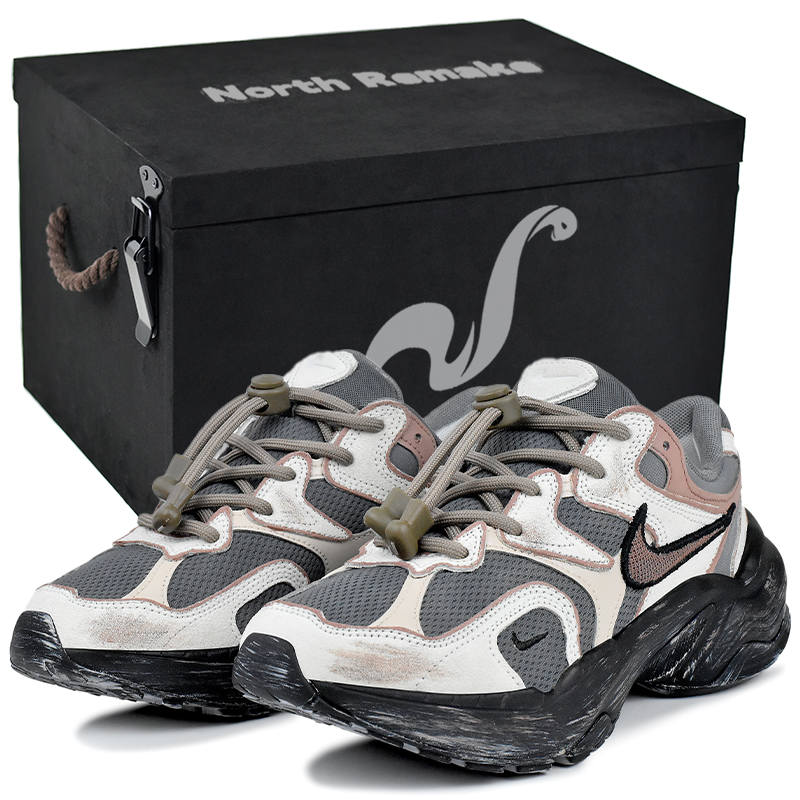 Nike Nike AL8 Abrasion Resistant Slip Resistant Low top Casual Shoes Women's Gray Pink