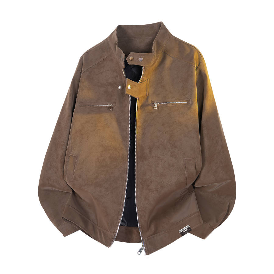 PAUL COSTELLOE Jackets Unisex Stand Collar Moderate Workwear