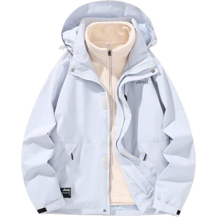 Jeep Jackets Unisex Hooded Fleece Lined Workwear