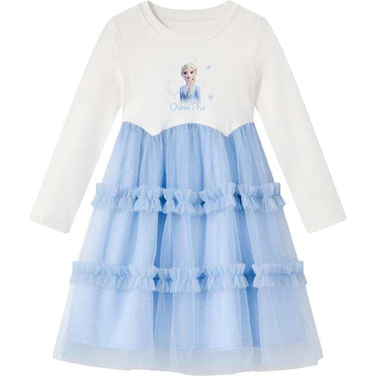 Disney Kids Dresses Crew Neck Moderate Long