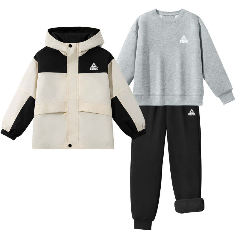 PEAK Kids Casual Sportswear Hooded Moderate