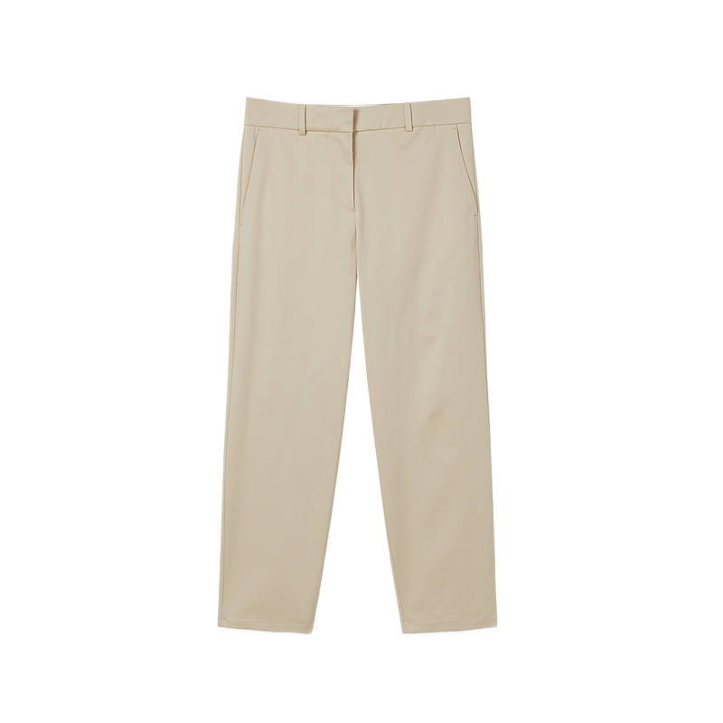 LACOSTE Casual Pants Women's Moderate Straight Fit Pants
