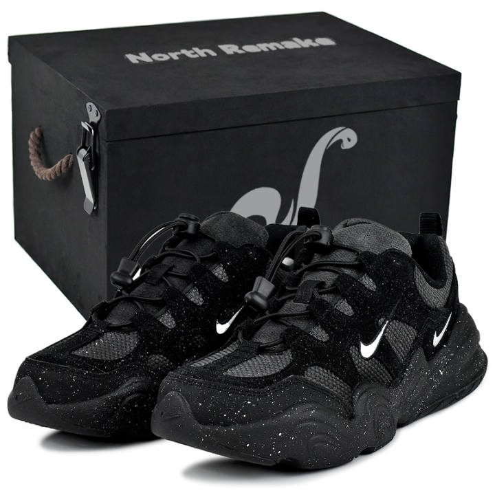 Nike Nike Tech Hera Abrasion Resistant Low top Casual Shoes Unisex Black