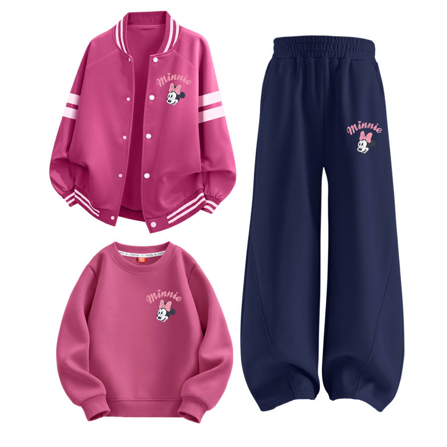 Disney Kids Casual Sportswear Crew Neck Moderate