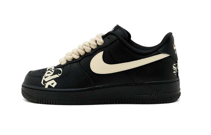 Nike Nike Air Force 1 Pluto SAML Low top Skateboard Shoes Unisex Black White