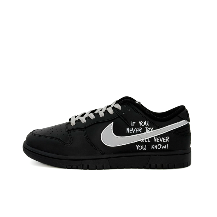 Nike Nike Dunk Cool Gray Creed Leather Low top Skateboard Shoes Men's Gray White