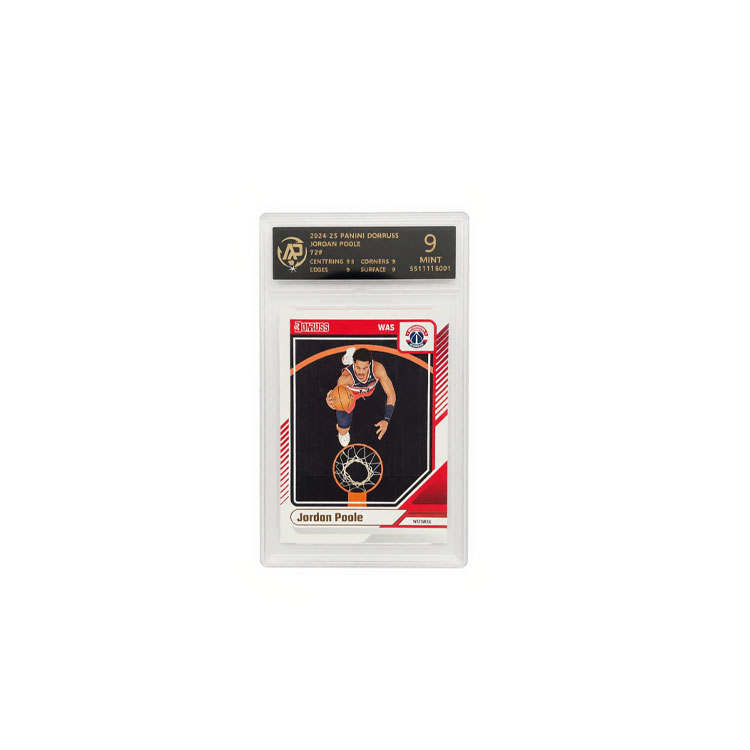 PANINI PANINI Jordan Poole, Duster Card 9 Graded Cards 1 Pc