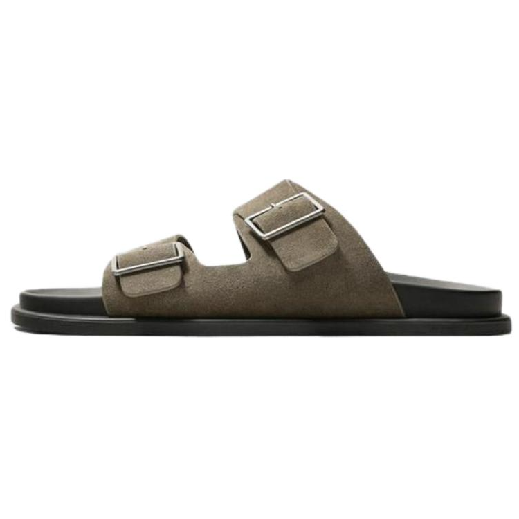 ZARA Plastic Breathable Birkenstock Shoes Men's Taupe