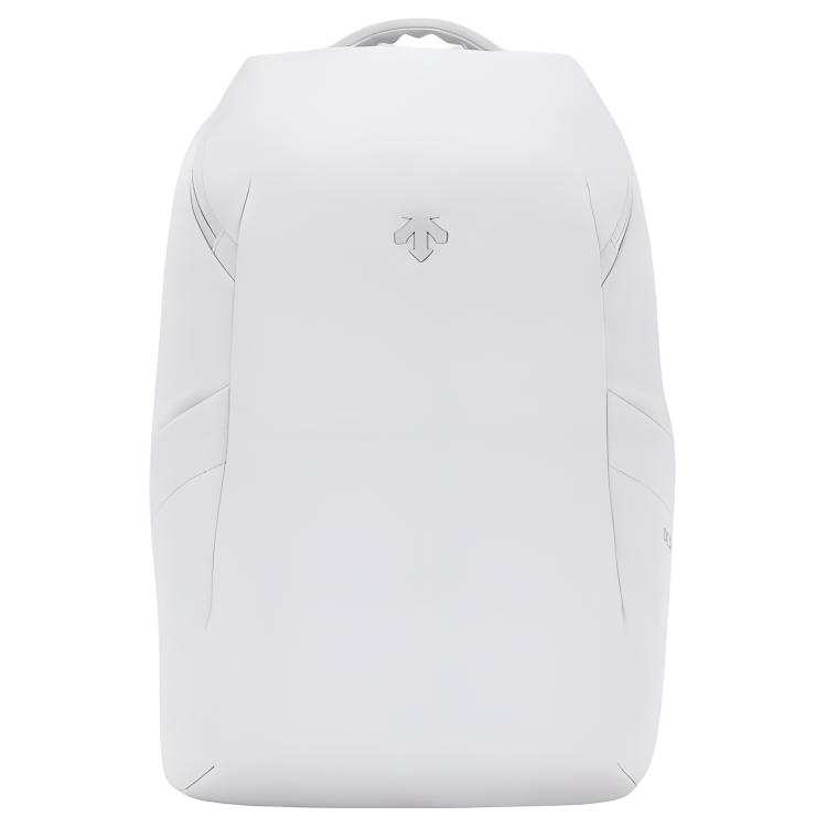 DESCENTE Women's Training Backpack Outdoor Bag Texture Woven Fabric White Women's