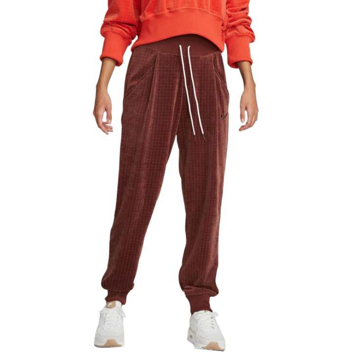 Nike Nike elasticated-cuff high-waisted track pants
