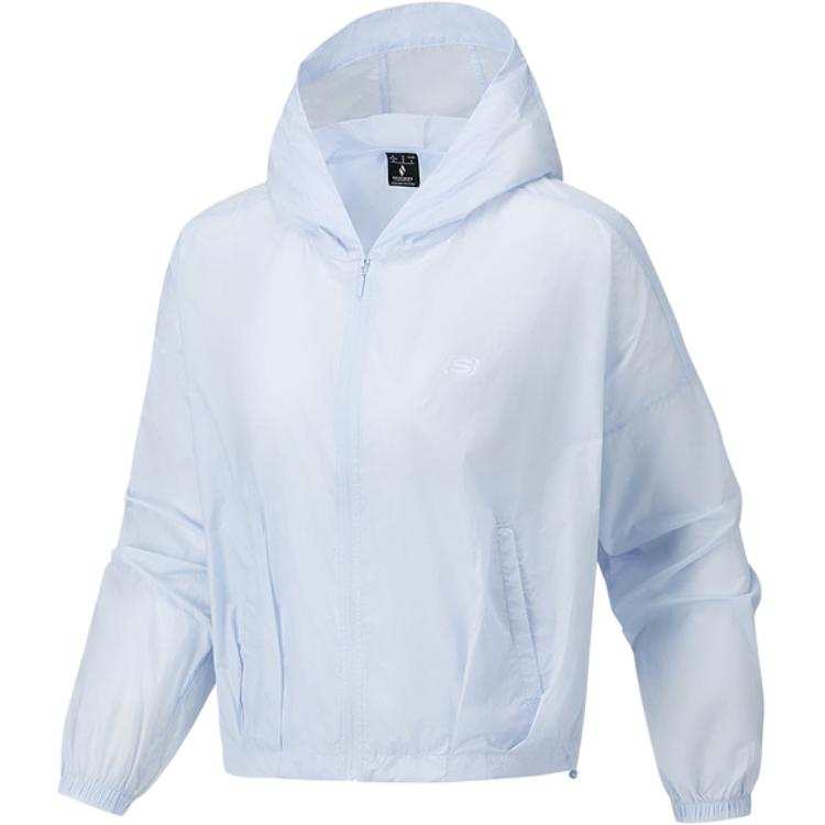 Skechers Jackets Women's Iodine Blue/026P Hooded Moderate Other