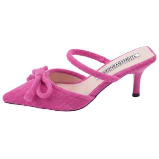 TOOMANYSHOES Luck Peach Blossom Slim Heel High Heels 6.5cm Women's
