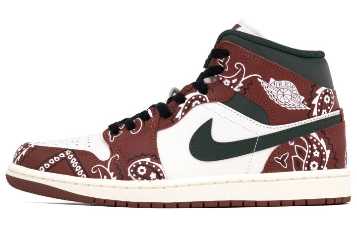 Jordan Jordan Air Jordan 1 Leather Slip Resistant Abrasion Resistant Slip Resistant Abrasion Resistant Mid top