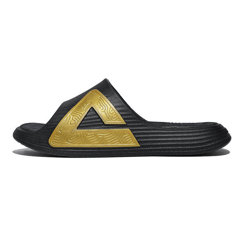 PEAK Taichi 7.0 EVA Slide Slippers Unisex Black Light Gold