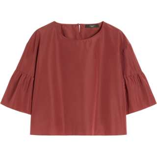 Weekend MaxMara Break Ruffled Sleeve Top