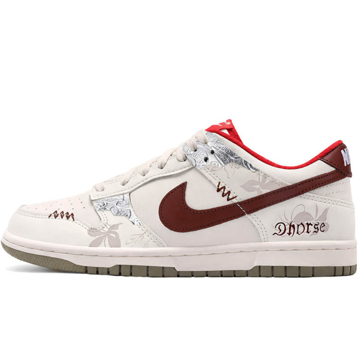 Nike Nike Dunk Low top Kids' Skateboarding Shoes Beige Unisex