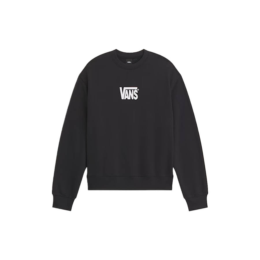 Vans Vans Sweatshirts Men's Black/White Crew Neck Moderate Regular
