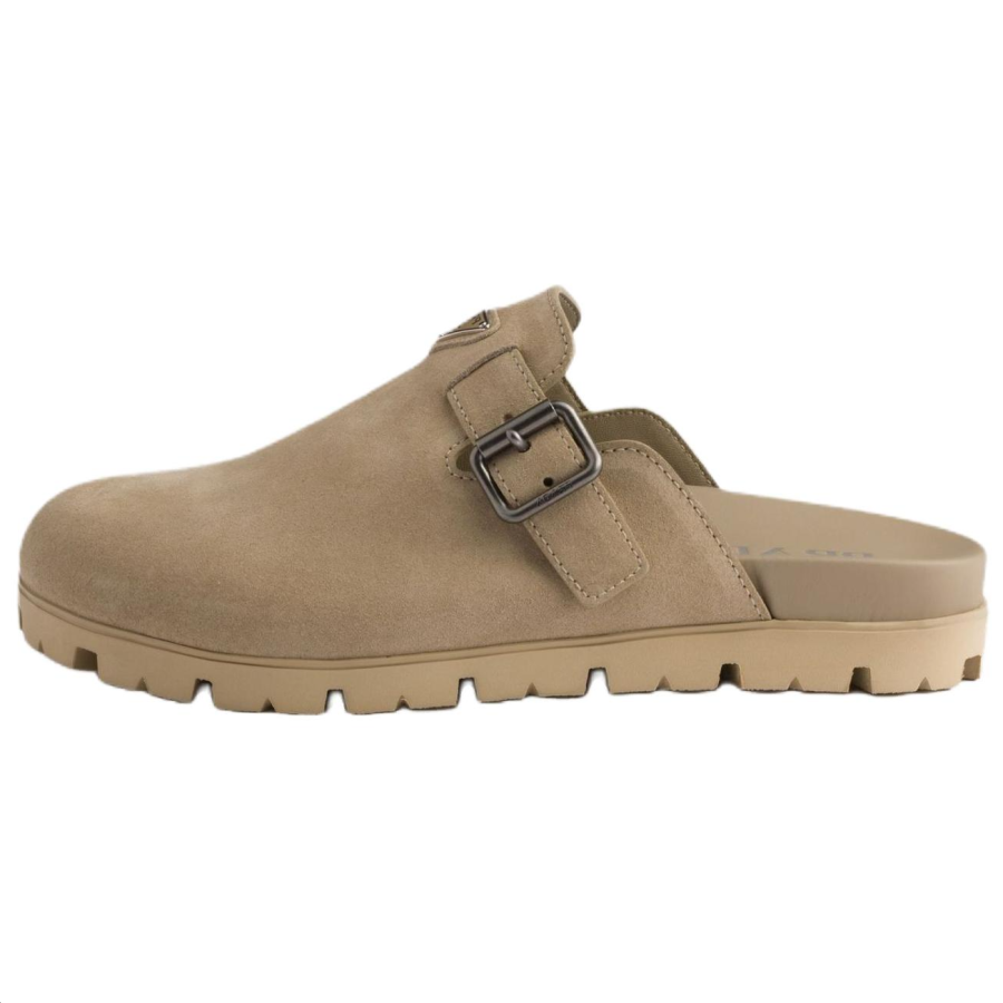 PRADA PRADA Closed Toe Slippers Men's Desert Yellow