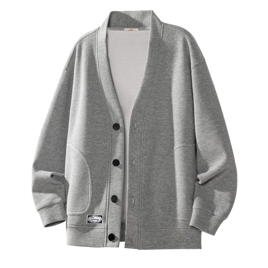 DEERWAY Sweatshirts Unisex Crew Neck Moderate Cardigan