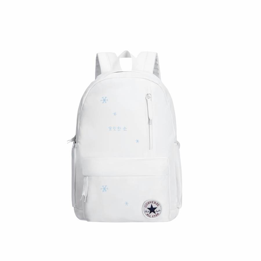 Converse Converse Polyester Backpack Medium Unisex White Blue