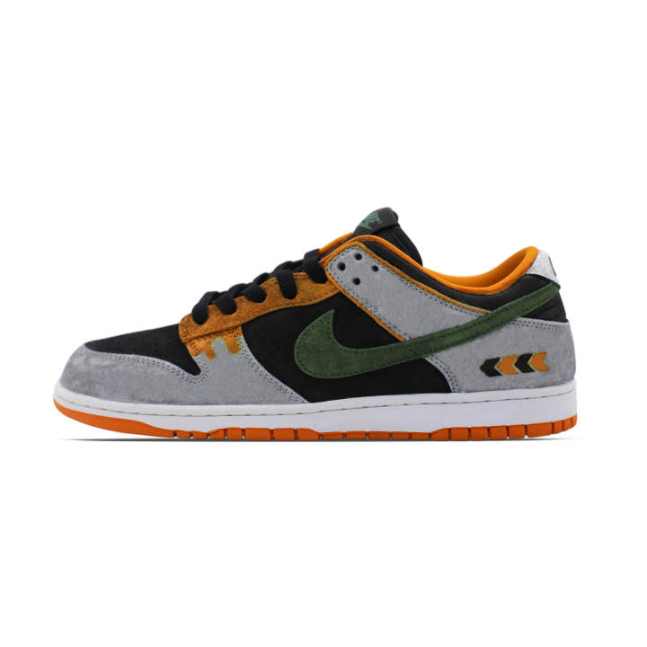 Nike Custom Nike DUNK SP Dusty Gray Arrow Edge Thermal Coverage Abrasion Resistant Slip Resistant Low top Skateboard Shoes