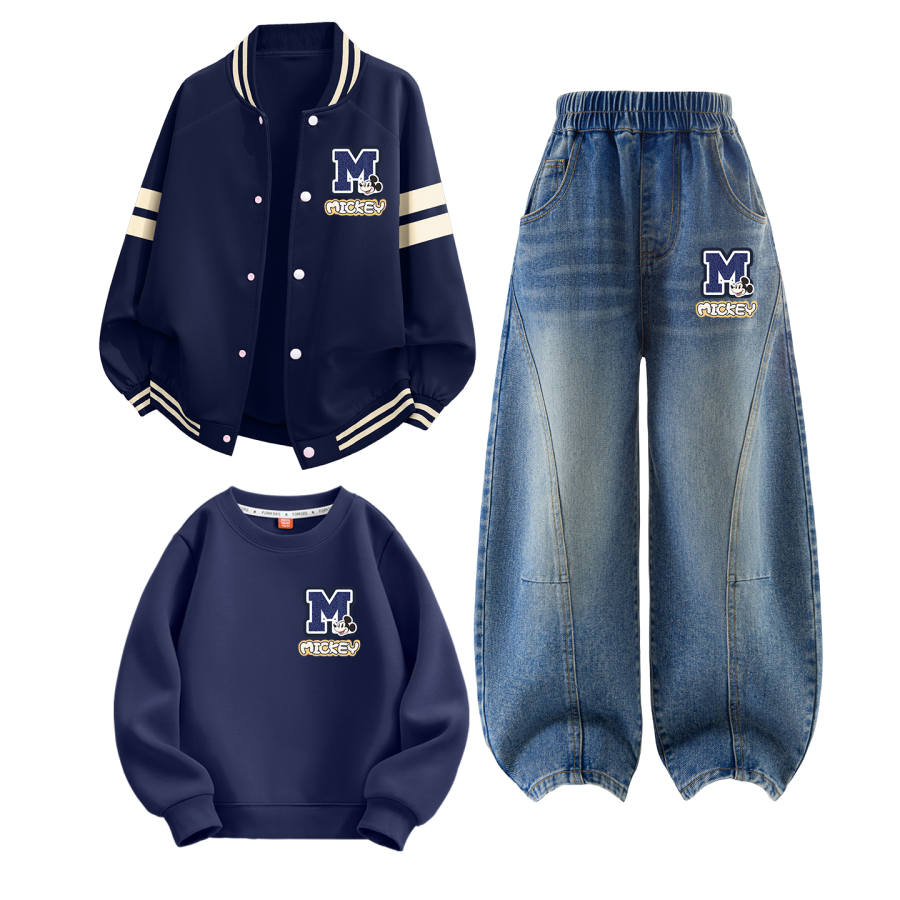 Disney Kids Casual Sportswear Crew Neck Moderate