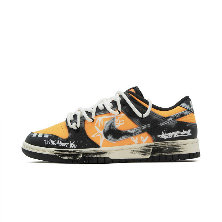Nike Nike Dunk Graffiti Messenger Leather Slip Resistant Abrasion Resistant Slip Resistant Abrasion Resistant Low top
