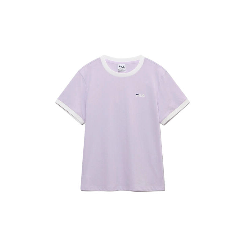 FILA T Shirts Women's Purple/Lavender Crew Neck