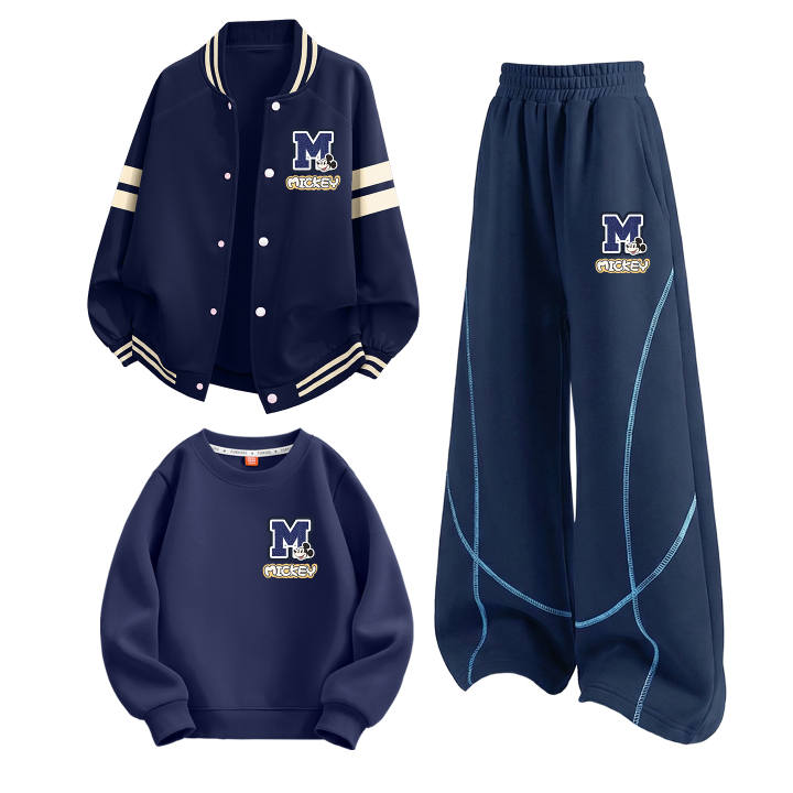 Disney Disney Kids Casual Sportswear Crew Neck Moderate