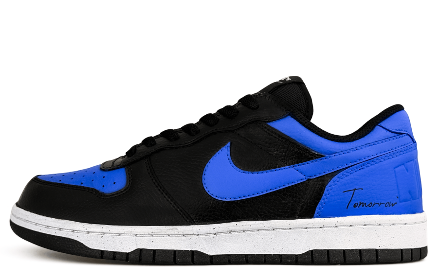 Nike Nike Big Abrasion Resistant Slip Resistant Abrasion Resistant Slip Resistant Low top Skateboard Shoes Men's Blue Black