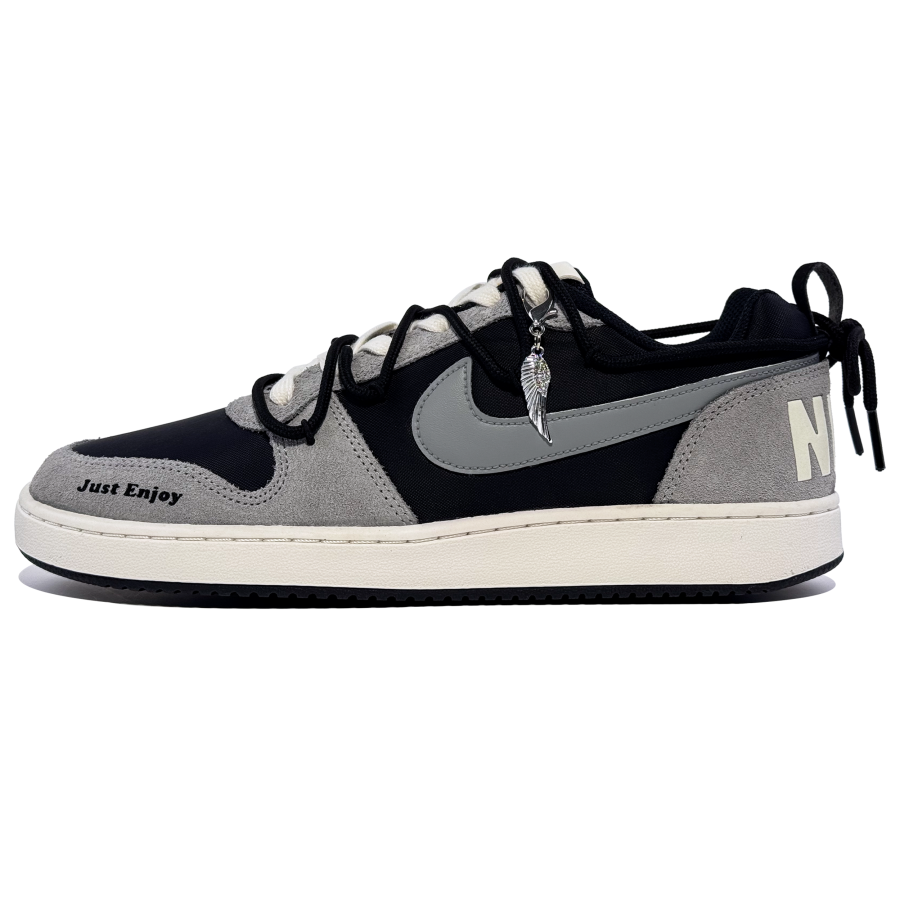 Nike Nike Court Borough Low top Skateboard Shoes Unisex Black Gray