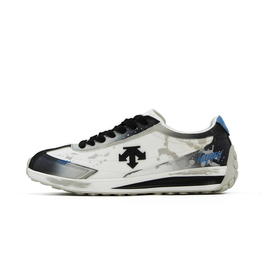 DESCENTE Cron Racer Dusty Blue Track Abrasion Resistant Low top Casual Shoes Unisex Green