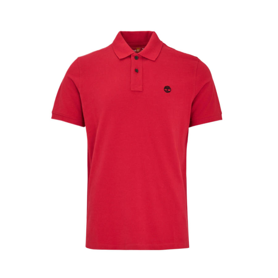 Timberland Polo Shirts Men's Red Polo Collar Moderate Other