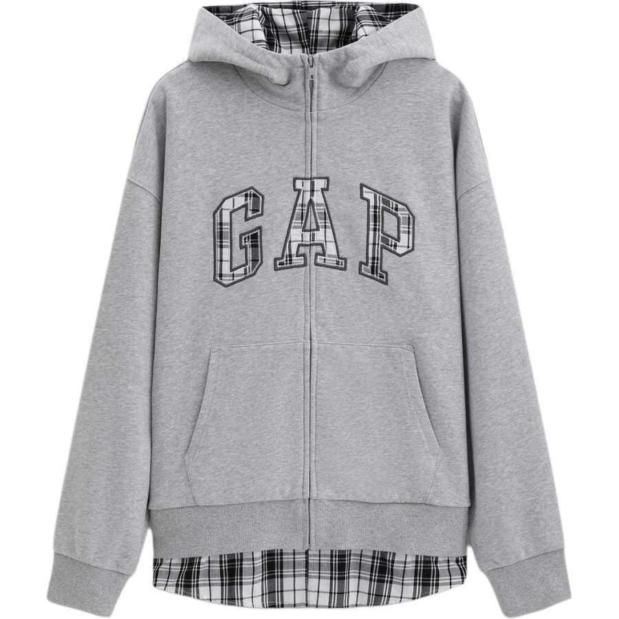 GAP Sweatshirts Unisex Hooded Moderate Mock Two Piece