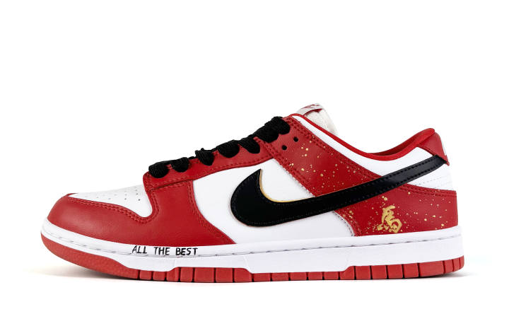 Nike Nike Dunk Laimofang Box, Red Star Journey, Trendy, Hand Drawn, Classic Leather Cushioning Low top