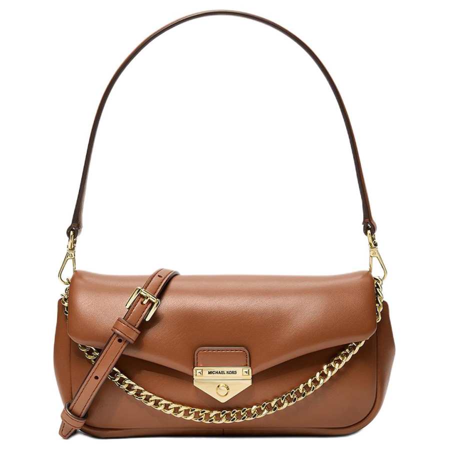 MICHAEL KORS Soho Pu Crossbody Handbag Small Women's Brown