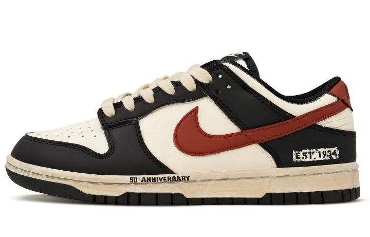 Nike Nike Dunk Skateboard Shoes Unisex Black Red