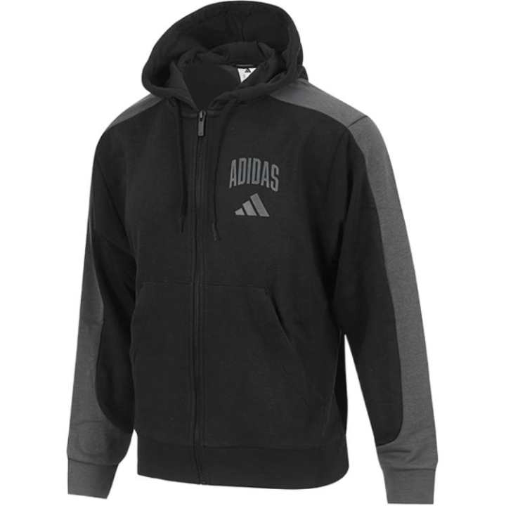 Adidas Adidas Sweatshirts Men's Black Hooded Moderate