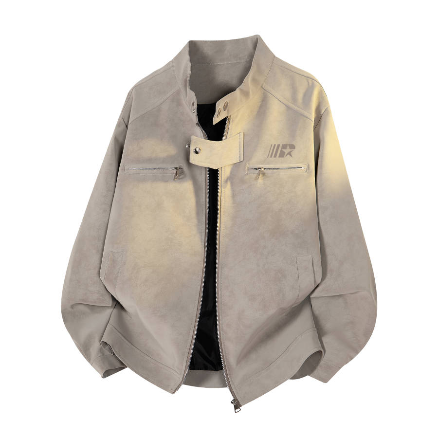 PAUL COSTELLOE Jackets Unisex Stand Collar Moderate Workwear