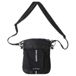 SALOMON Nylon Shoulder Bag, Crossbody Bag Mini Unisex Black