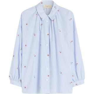 Weekend MaxMara Wkdbutterfly Embroidery Poplin Shirt