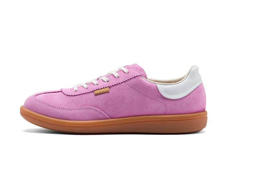 Ecco SS26 SOFT 11 Collection Low top German Army Trainers Women's Pink 235813