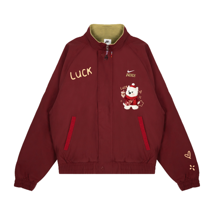 Nike Nike Club Jackets Unisex Dark Team Red Stand Collar Moderate Other