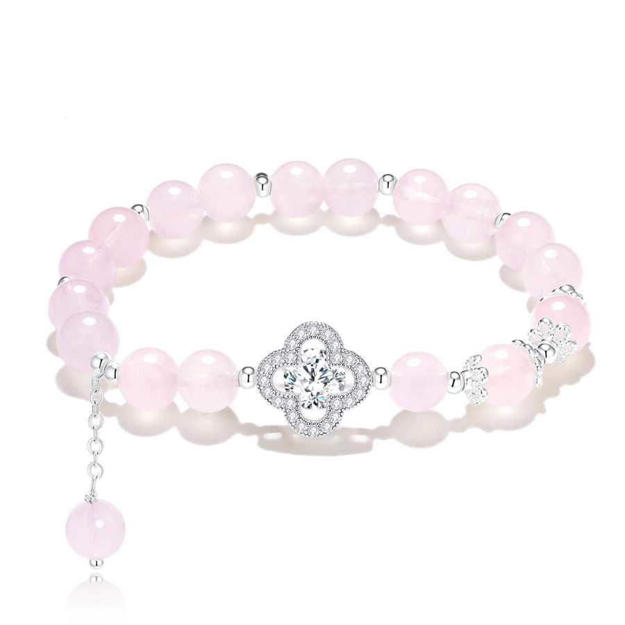 Barbie Pink Crystal Beaded Bracelets Women's