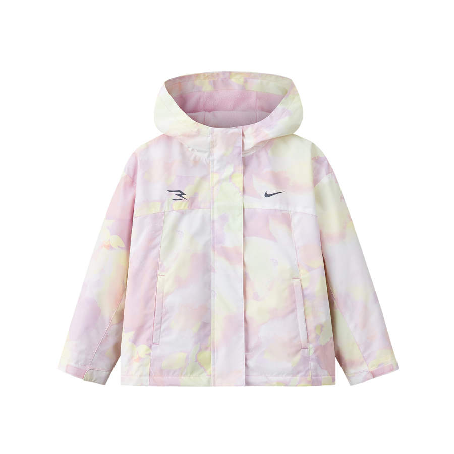 Nike Nike Jacket 3Brand Hooded Fleece Lined Thermal Outdoor Fashion Camouflage Kids'